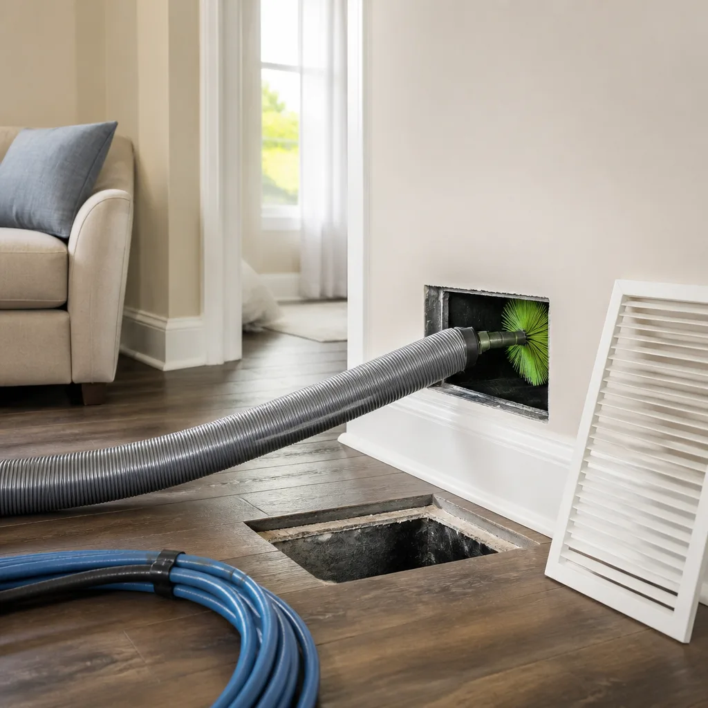 Whole-home duct cleaning